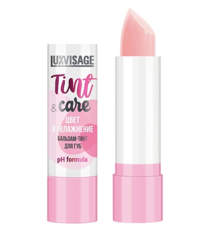 LuxVisage Бальзам-тинт для губ LUXVISAGE Tint & care pH formula цвет и увлажнение тон 01 3,9г