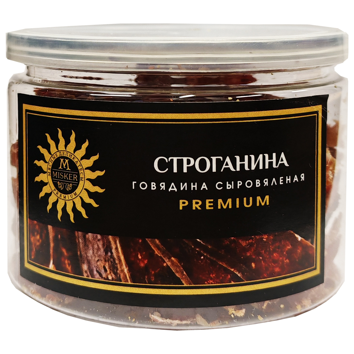 Строганина говядина сыровяленая MISKER 80 г