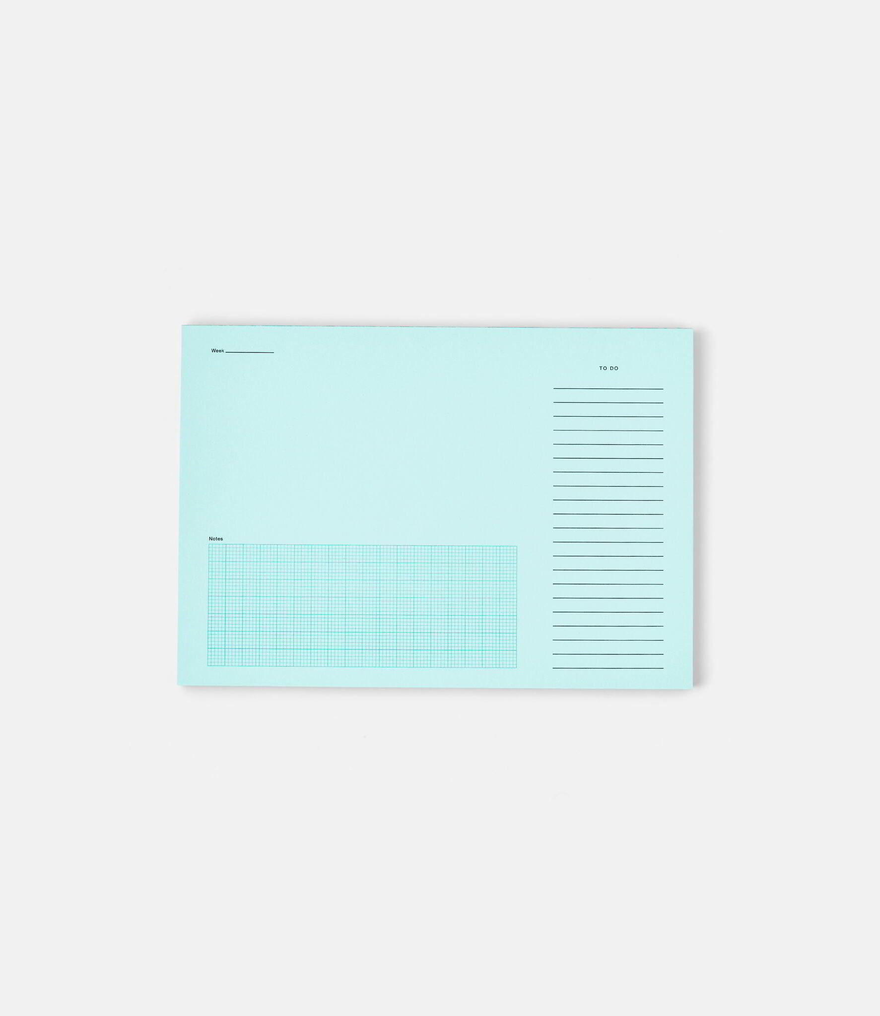 Before Breakfast Desktop Notepad Pale Blue — отрывной планер