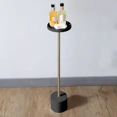 Стойка для ванной комнаты ABBER Stein AS1634MB черная матовая фото