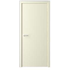 Купить Межкомнатная дверь эмаль Флэт слоновая кость глухая