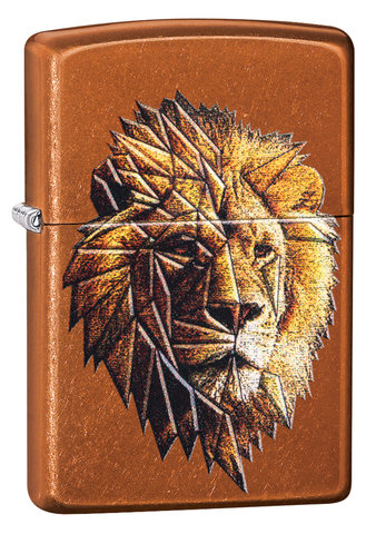 Зажигалка Zippo Polygonal Lion Design с покрытием Toffee (29865) | Wenger-Victorinox.Ru