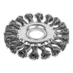 45-2-710 Щетка-крацовка дисковая, витая стальная проволока, посад. d=22,2 мм, d=100мм (РемоКолор)