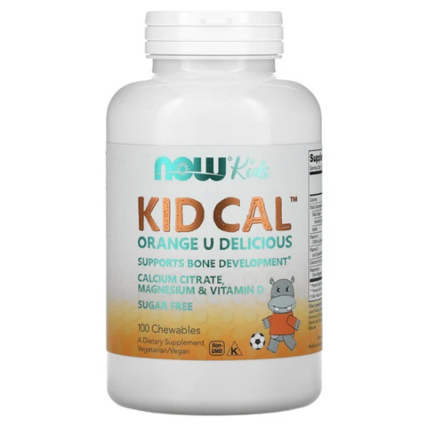 Now Foods, Kid Cal, 100 жевательных таблеток