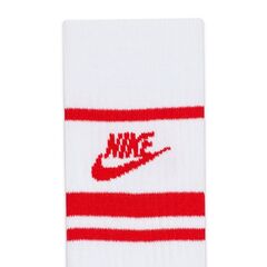 Теннисные носки Nike Sportswear Everyday Essential Crew 3P - white/unioversity red/university red