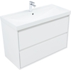 Aquanet 336370 Тумба Милан 100 цв. белый глянец (336370)