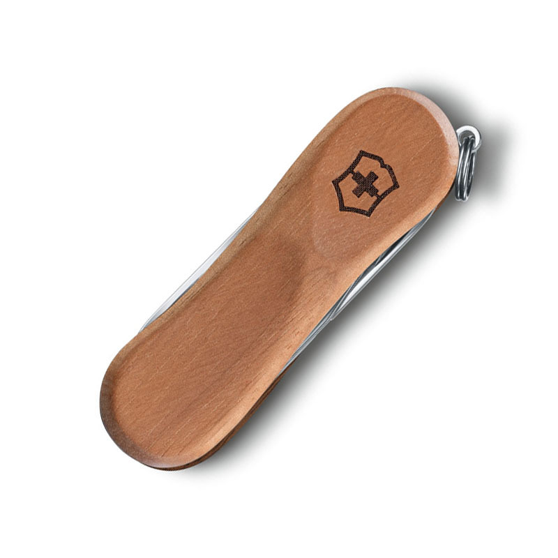 -брелок Victorinox Classic EvoWood 81, 65 мм, 5 функций, дерево