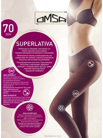 Женские колготки Superlativa 70 Omsa