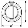 Клавиша смыва для унитаза дистанционная Geberit Sigma/Delta/Omega/AP123 116.048.11.1