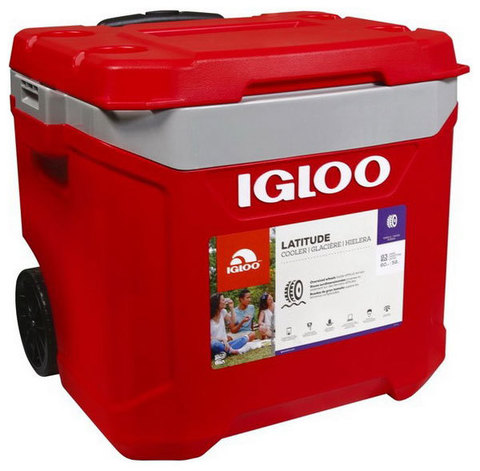 Изотермический контейнер Igloo Latitude 60 QT Roller Red