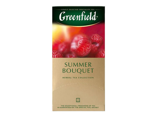 купить Чайный напиток в пакетиках из фольги Greenfield Summer Bouquet, 25 пак/уп