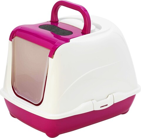 Moderna био-туалет Flip Cat 50x39x37h см с совком, розовый