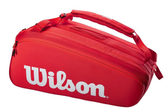 Теннисная сумка Wilson Super Tour 15 Pk - red