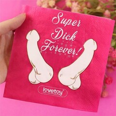 Салфетки для вечеринки Super Dick Forever (10 шт)