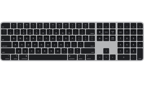 Клавиатура Apple Magic Keyboard с Touch ID и цифровой панелью, Черный | Black (MMMR3LL/A), Русская гравировка