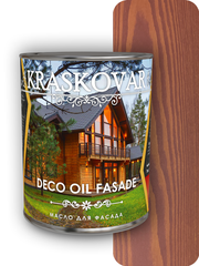 Масло для фасада Kraskovar Deco Oil Fasade вишня