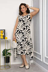 Сарафан Лада (черно-белый) П13689-21М LT Collection