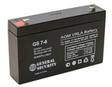 Аккумулятор General Security GS 7-6 ( GS6-7.0 ) ( 6V 7Ah / 6В 7Ач ) - фотография