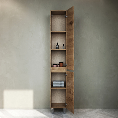 Шкаф-пенал напольный 30 см, правый, светлый дуб AM.PM Gem S - M91CSR0306OF