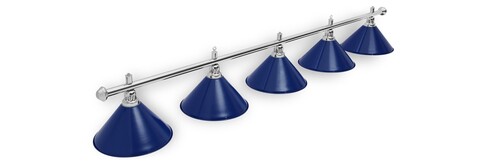 Светильник Fortuna Prestige Silver Blue 5 плафонов