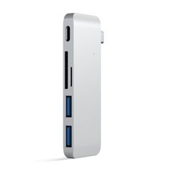 USB-хаб  Satechi USB-C USB 3.0 Passthrough Hub для Macbook 12