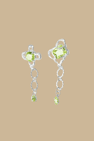 Серьги SPRING EARRINGS GREEN
