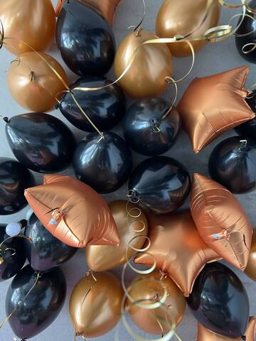 Шарики под потолок на Хеллоуин 