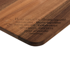Доска разделочная, акация, 38,5*32*1,5 см MARMITON