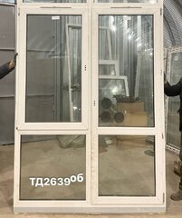 Дверь Пластиковая Б/У 222(в) х 164(ш) Балконная