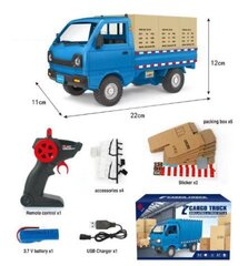 Грузовик для коробок на РУ синий, размер 29*15