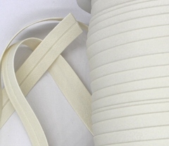 Косая бейка кож.зам, ш. 1,5 см, молочный