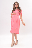 Платье для беременных 16014 розовый