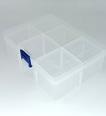 Контейнер для бисера, 6 секций, 11,5х15х5 см