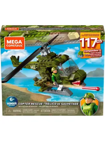 Конструктор Военный вертолет GNY51