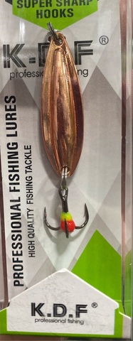 14 Блесна зимняя KDF Bergos 130-8009 4 гр 40 мм цв copper