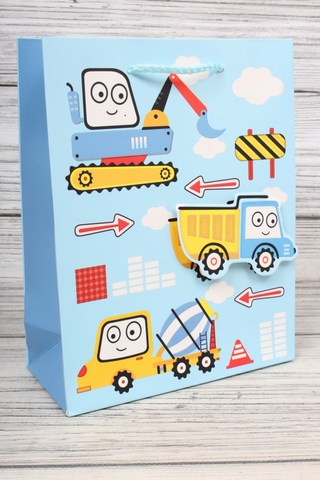 Пакет подарочный S вертикальный, Карамельки, МИКС, 18*23*10 см (Д*В*Ш), 1 шт.