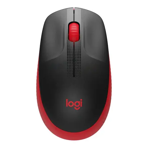 Мышь беспроводная Logitech M190 red ( USB, оптическая, 1000dpi, 3but) (910-005908)