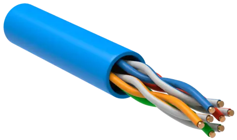 ITK Витая пара U/UTP кат.5E 4х2х24AWG PVC синий (305м)