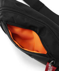 Сумка Alpha Industries Crew Waist Bag Black (Черный)