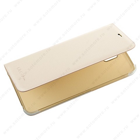 Чехол-книжка для Samsung Galaxy J6 Plus J610 2018 - book case книжка желтое золото