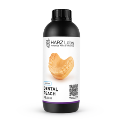 Фотополимерная смола HARZ Labs Dental Peach, персиковая, 1 кг