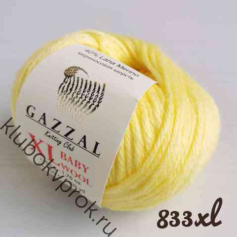 GAZZAL BABY WOOL XL 833, Светлый желтый