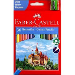 Karandaş 36rəng + qələm yonan 120548 Faber Castell