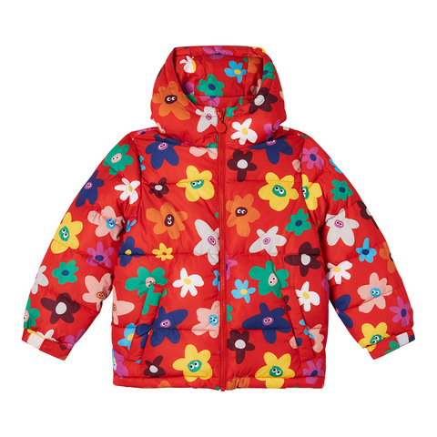 Куртка Stella McCartney Kids Smiley Flower Red