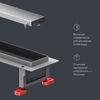 Am.Pm W01SC-U11-050-04SB MasterFlow Трап для душа линейный универс затвор Tile 50см цвет сталь мат