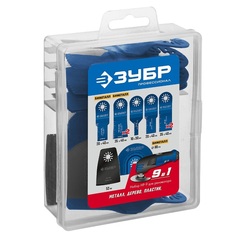 ЗУБР НР-9 UniLock, OIS-хвост., 9 предм., набор насадок для реноватора, Профессионал (15576)