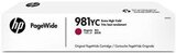 Картридж HP 981YC L0R18YC для HP PageWide Managed MFP E58650, пурпурный (16 000 стр.)