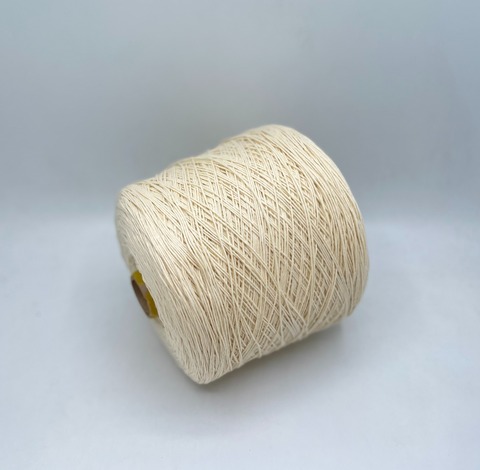Бобинная пряжа (пр.Италия), art-USA Cotton supersoft , 325м/100гр. 100% Хлопок Pettinato(чесаный хлопок) цвет-Крем, арт.30188