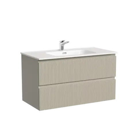 Тумба SANCOS подвесная Snob T 90 (Beige Soft), SNT90CE