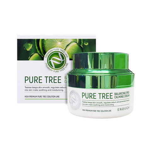 Enough Pure Tree Balancing Pro Calming Cream антибактериальный крем с экстрактом чайного дерева